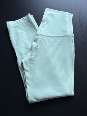 Lululemon Align High Rise Crop 21” Leggings in Kohlrabi Green